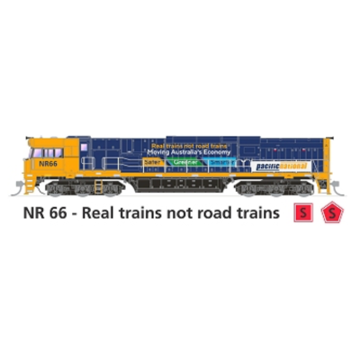 SDS Models, NR Class Locomotive, HO Scale; NR 66 - Real Trains Not Road Trains